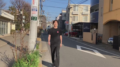 うちいくTVTシャツ 着用（後ろ）